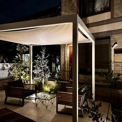 東京都西東京市 LIXILGフレーム日除けとシルバーリーフが綺麗なタイルテラスにリフォーム関連画像 東京都西東京市 LIXILGフレーム日除けとシルバーリーフが綺麗なタイルテラスにリフォーム関連画像